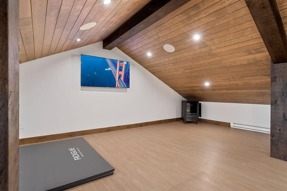 Harmonic Series custom design Athlete's Home Retreat - Indoor Fitness Studio